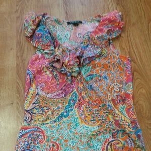 Ralph Lauren Womens Sleeveless Shirt Size Small